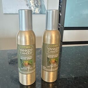 NEW Yankee Candle Autumn Nature Walk Concentrated Room Spray Lot of 2